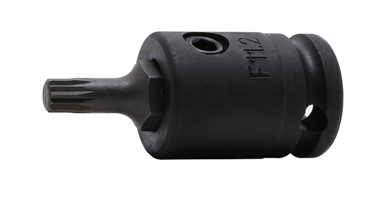 Ko-ken 13134X.52-M10, 3/8" Square Drive Power Bit Socket, M10 Triple Square (XZN), Length 52mm, Impact Rated