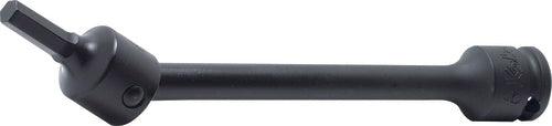 Ko-ken 13147M.150-8, 3/8" Square Drive Universal Joint Power Bit Socket, 8mm Hex Key, Length 150mm, Universal Joint, Impact Rated