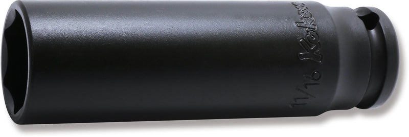 Ko-ken 13300A-13/16, 3/8 Sq. Dr. Socket, 13/16 6 point, Length 80mm