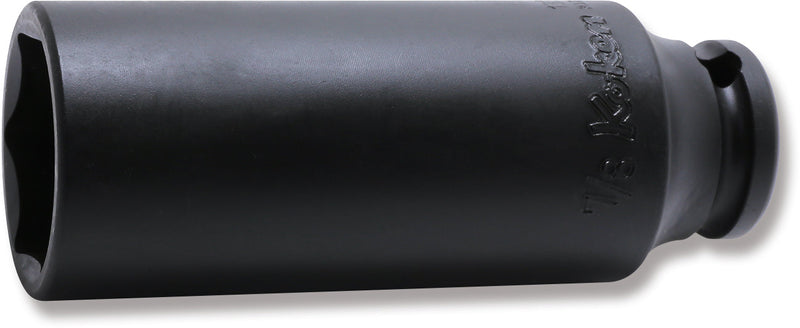 Ko-ken 13300A-9/16, 3/8 Sq. Dr. Socket, 9/16 6 point, Length 80mm