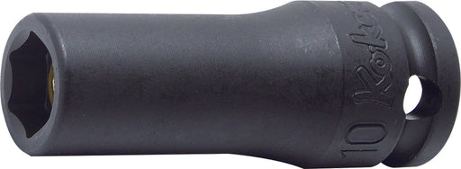 Ko-ken 13301A-1/2, 3/8 Sq. Dr. Socket, 1/2 6 point, Length 80mm, Thin walled