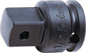 Ko-ken 13344A-B, 3/8 Sq. Dr. Adaptor, 1/2 Square, Length 32.5mm, Ball type