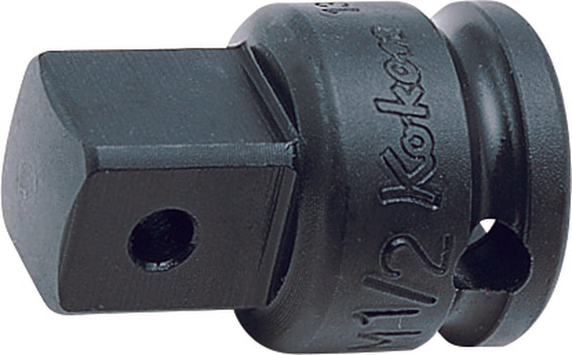 Ko-ken 13344A, 3/8 Sq. Dr. Adaptor, 1/2 Square, Length 32.5mm, Hole type