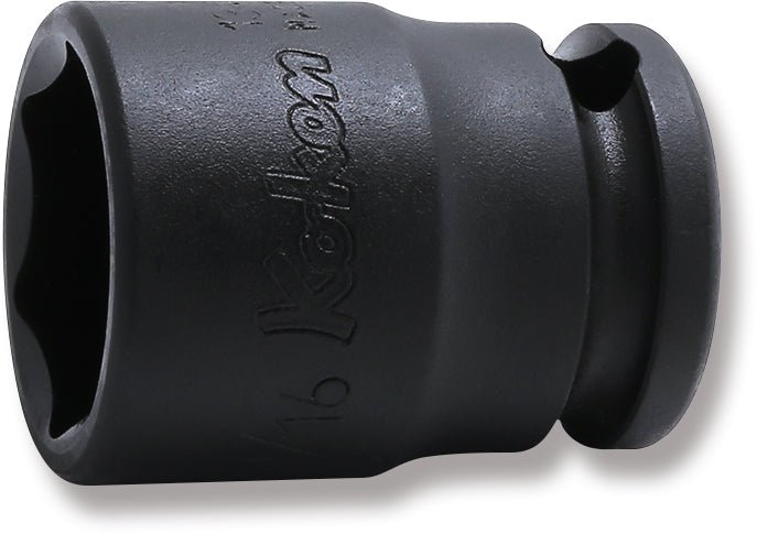 Ko-ken 13400A-13/16, 3/8 Sq. Dr. Socket, 13/16 6 point, Length 32mm