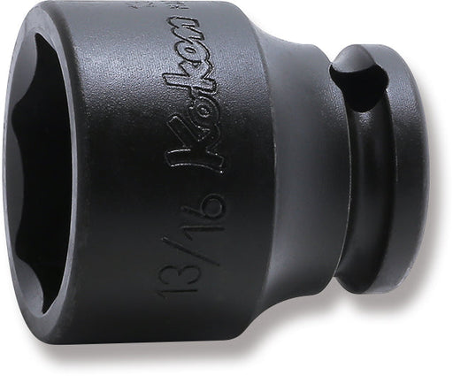 Ko-ken 13400A-3/4, 3/8 Sq. Dr. Socket, 3/4 6 point, Length 32mm