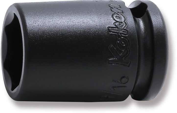 Ko-ken 13400AG-1/2, 3/8 Sq. Dr. Socket, 1/2 6 point, Length 32mm, Magnet