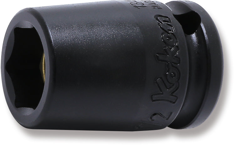 Ko-ken 13400AG-1/4, 3/8 Sq. Dr. Socket, 1/4 6 point, Length 32mm, Magnet