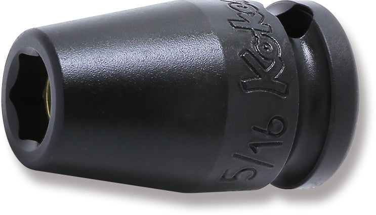 Ko-ken 13400AG-5/8, 3/8 Sq. Dr. Socket, 5/8 6 point, Length 32mm, Magnet