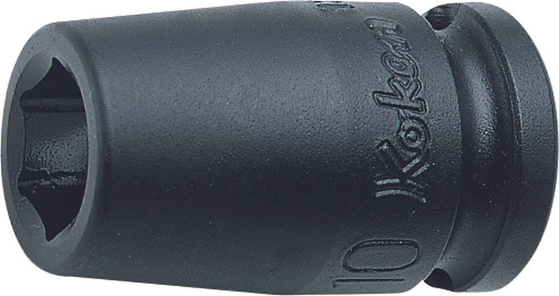 Ko-ken 13400A-7/16, 3/8 Sq. Dr. Socket, 7/16 6 point, Length 32mm