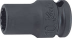 Ko-ken Impact Socket, Imperial Hex, 12-Point, Flat Drive, Non-Covered, Non-Magnetic, Thin Wall, Impact Rated