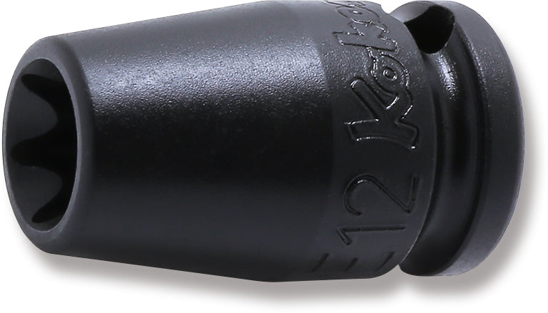 Ko-ken 13425EG-E14, 3/8 Sq. Dr.  Impact Torx Socket, E14 Socket, w/ Magnet, Length 32mm