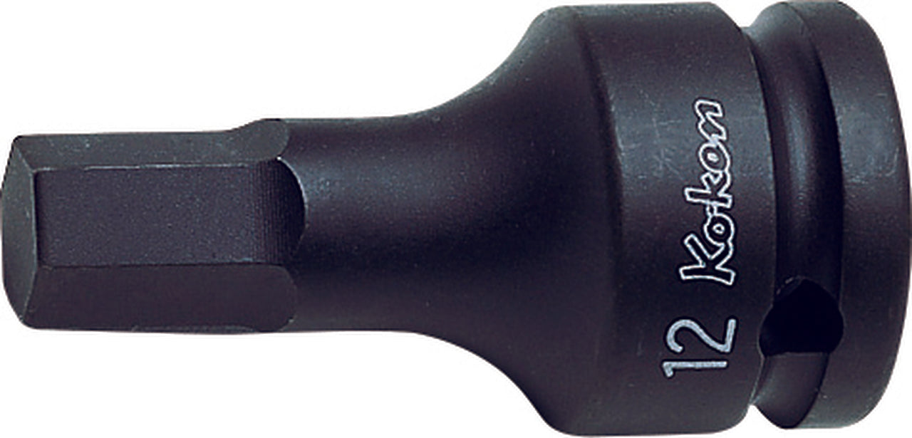 Ko-ken 14012M.60-5, 1/2" Square Drive Power Bit Socket, 5mm Hex Drive, Length 60mm, Impact Rated