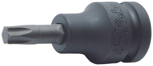 Ko-ken 14025.60-T55, 1/2" Square Drive Power Bit Socket, TX 55 - Torx Key, Length 60mm, Impact Rated