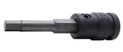 Ko-ken 14134M.58-14, 1/2" Square Drive Power Bit Socket, 14mm Hex Drive, Length 58mm, Impact Rated