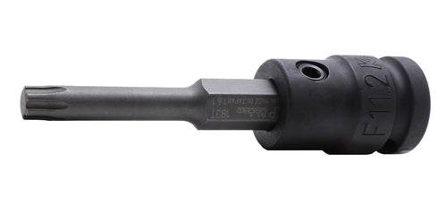 Ko-ken 14134T.98-55IP, 1/2" Square Drive Power Bit Socket, 55IP - TORXplus Drive, Length 98mm, Impact Rated