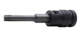 Ko-ken 14134T.98-50IP, 1/2" Square Drive Power Bit Socket, 50IP - TORXplus Drive, Length 98mm, Impact Rated