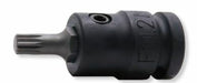 Ko-ken 14134X.58-M5, 1/2" Square Drive Power Bit Socket, M5 - XZN Drive, Length 58mm, Impact Rated