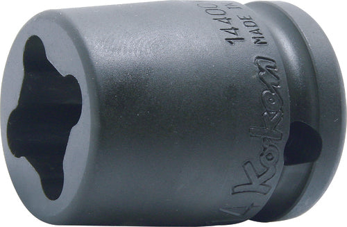 Ko-ken 14400A-1, 1/2 Sq. Dr. Socket, 1 6 point, Length 38mm
