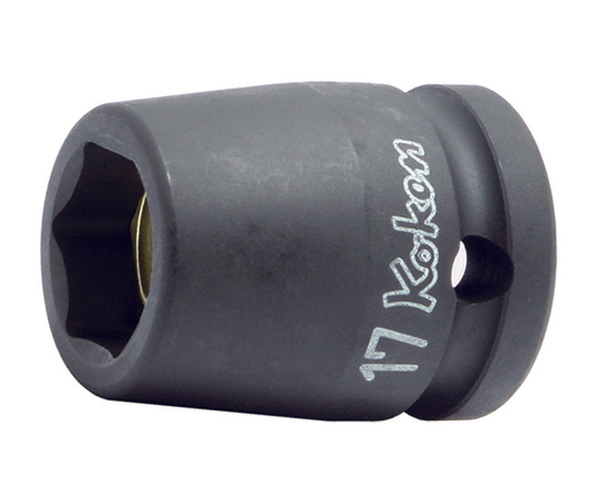 Ko-ken 14400MG-14, 1/2 Sq. Dr. Socket, 14mm 6 point, Length 38mm, Magnet