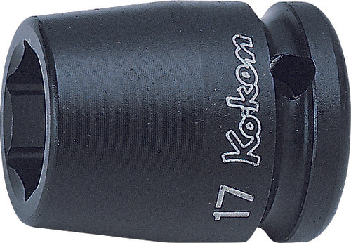 Ko-ken 14400A-7/16, 1/2 Sq. Dr. Socket, 7/16 6 point, Length 38mm