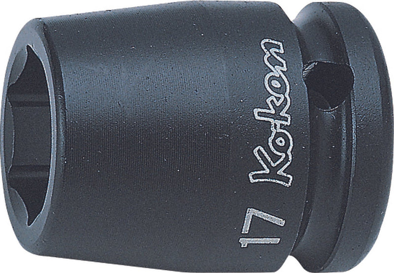 Ko-ken 14400M-12FR, 1/2 Sq. Dr. Socket, with Plastic Protector, 12mm 6 point, Length 39.3mm, Turnable POM cover