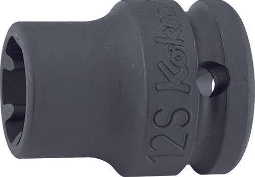 Ko-ken Impact Socket, LHS, Non-Covered, Non-Magnetic, Impact Rated