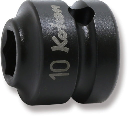 Ko-ken 14401MS-12, 1/2 Sq. Dr. Socket, 12mm 6 point, Length 24mm, Thin walled