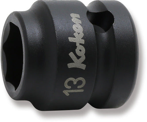 Ko-ken 14401MS-14, 1/2 Sq. Dr. Socket, 14mm 6 point, Length 25mm, Thin walled
