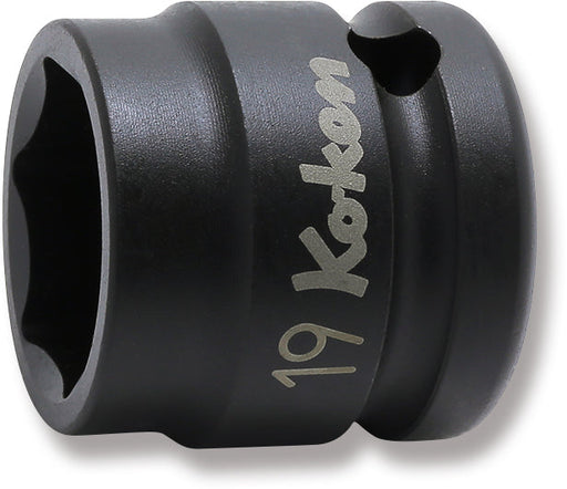 Ko-ken 14401MS-21, 1/2 Sq. Dr. Socket, 21mm 6 point, Length 28.5mm, Thin walled