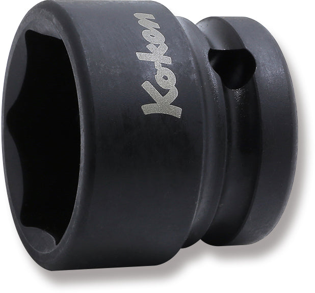 Ko-ken 14401MS-27, 1/2 Sq. Dr. Socket, 27mm 6 point, Length 28.5mm, Thin walled