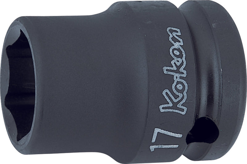 Ko-ken 14401M-9, 1/2 Sq. Dr. Socket, 9mm 6 point, Length 38mm, Thin walled