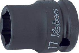 Ko-ken 14401A-3/8, 1/2 Sq. Dr. Socket, 3/8 6 point, Length 38mm, Thin walled