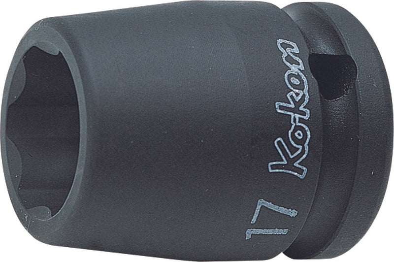 Ko-ken 14410M-17, 1/2 Sq. Dr. Socket, 17mm Surface Drive, Length 38mm
