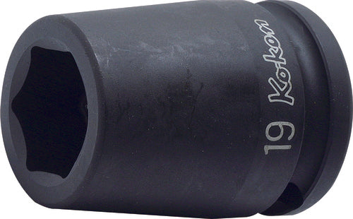 Ko-ken 15400M-22, 5/8 Sq. Dr. Socket, 22mm 6 point, Length 47.5mm