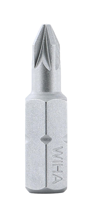 Wiha 71201 PoziDriv Bit #1 - 25mm - 10 Pack