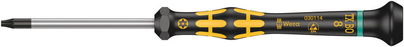 Wera 05030114001, 1567 TORX® BO ESD Kraftform Micro screwdriver for tamper-proof TORX® screws
