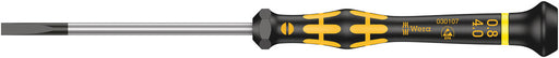 Wera 05030105001, Slotted, Black Point Tip, Kraftform Screwdriver, 1578 A ESD Micro