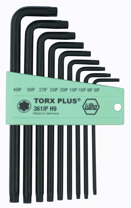 Wiha 36691 9 Piece TorxPlus L-Key Long Arm Set