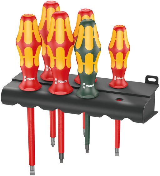 Wera 05347777001, 160 i/168 i/6 Rack Screwdriver set Kraftform Plus Series 100, and rack