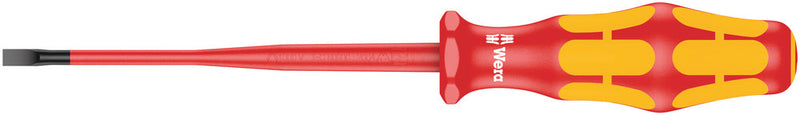 Wera 05020129001, Slotted, Insulated, Screwdriver, 160 iSS