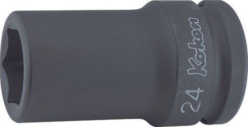 Ko-ken 16301X-19, 3/4 Sq. Dr. Socket, 19mm 6 point, Length 75mm, Thin walled