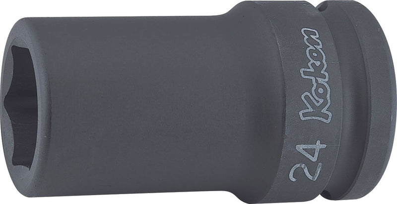 Ko-ken 16301X-25, 3/4 Sq. Dr. Socket, 25mm 6 point, Length 75mm, Thin walled