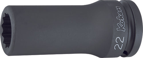 Ko-ken 16305M-16, 3/4 Sq. Dr. Socket, 16mm 12 point, Length 100mm