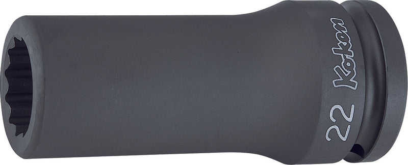 Ko-ken 16305M-26, 3/4 Sq. Dr. Socket, 26mm 12 point, Length 100mm