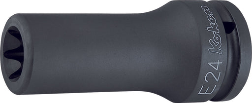 Ko-ken 16325-E22, 3/4 Sq. Dr. Impact Deep, Torx E22 Socket, Length 100mm