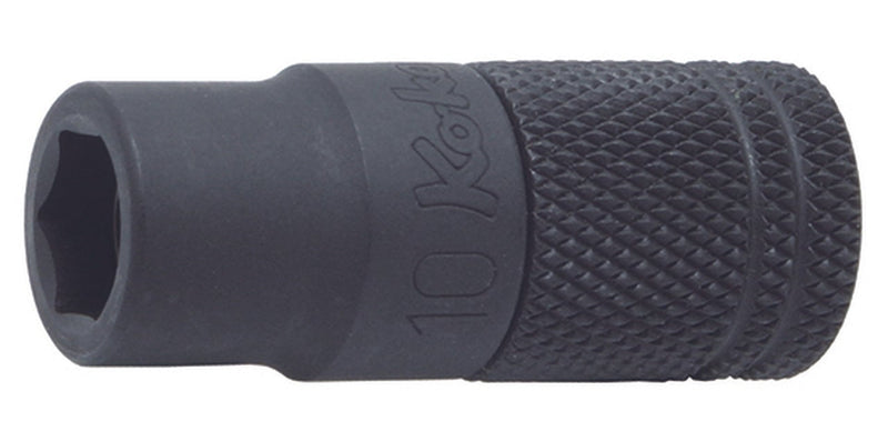 Ko-Ken 165LM.45-13, 1/4 Hex Dr. Slide Socket  13mm 6 point Length 45mm Ring Magnet