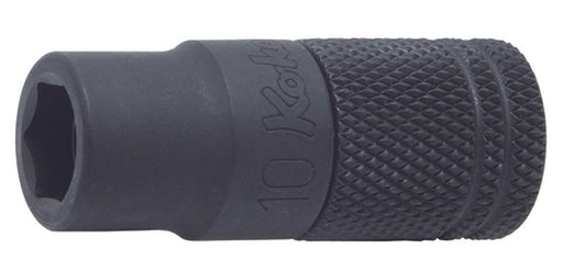 Ko-Ken 165LM.45-13, 1/4 Hex Dr. Slide Socket  13mm 6 point Length 45mm Ring Magnet