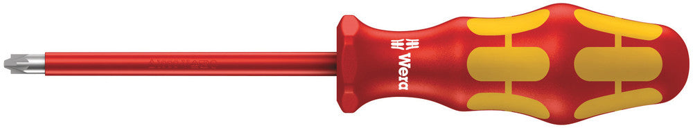 Wera 05006190001, 165 i PZ/S VDE Insulated screwdriver for PlusMinus screws (Pozidriv/slotted)