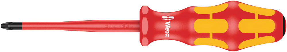 Wera 05006461001, 165 iS PZ VDE Insulated screwdriver with reduced blade diameter for Pozidriv screws