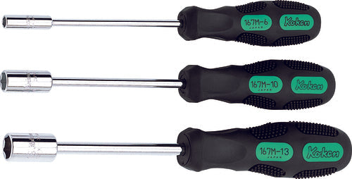 Ko-Ken 167A-1/4, Socket Driver  1/4 6 point Length 225mm